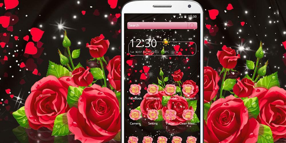 Golden Icons Pink Roses Beautiful Themes For Android Apk Download - roblox roses new roses release pre release youtube