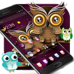 Two-dimensional Abstract Owl Theme