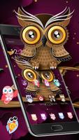 Two-dimensional Abstract Owl Theme ảnh chụp màn hình 1