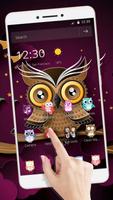 Two-dimensional Abstract Owl Theme تصوير الشاشة 2