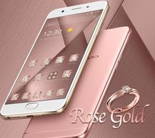 Pink Rose Gold Theme Ekran Görüntüsü 1