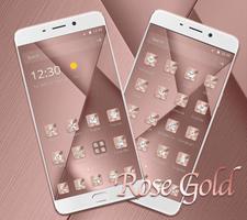 Pink Rose Gold Theme Ekran Görüntüsü 2