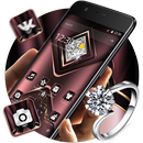 Carmine Velvet Glitter Diamond Theme APK