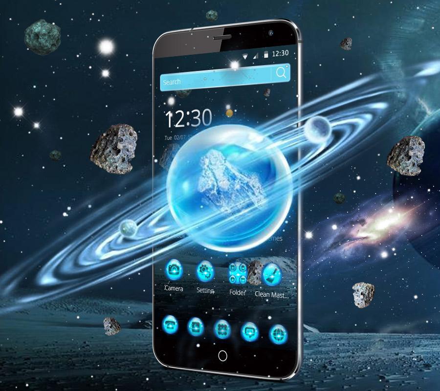 蓝色星空小行星手机主题4k高清壁纸安卓下载 安卓版apk 免费下载