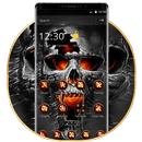 Horrific Flaming Skull Theme Icon Packs APK