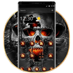 ”Horrific Flaming Skull Theme Icon Packs