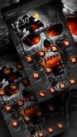 Horrific Flaming Skull Theme Icon Packs स्क्रीनशॉट 2