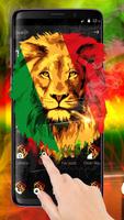 Rasta Reggae Marley Lion Affiche