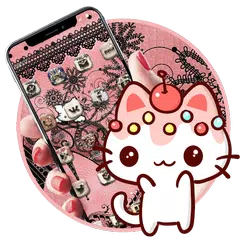 download High Heel Lace Shoe Cute Kitty Theme APK