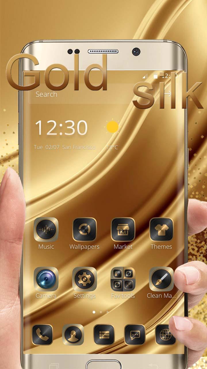Gold Luxury Deluxe Theme Golden Silk Wallpaper APK voor Android Download Gold Luxury Deluxe Theme Golden Silk Wallpaper APK voor Android Download