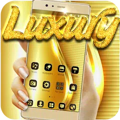 Gold Luxury Dazzling Business Theme APK download