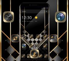 Gold Black Luxurious Theme Affiche