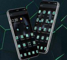 Black Tech Leopard Theme اسکرین شاٹ 3