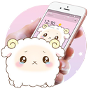 Cartoon Sadness Sheep Theme APK