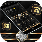 Golden Black Luxury Business Theme أيقونة