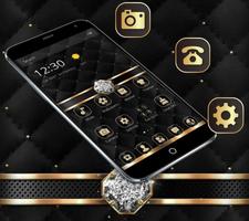Golden Black Luxury Business Theme capture d'écran 2