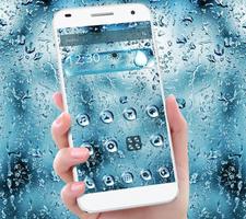 Rain drops water theme পোস্টার