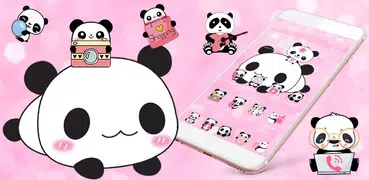 Niedlich Panda Thema Cute Panda