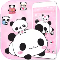 Cute Panda Love Theme Panda Icon Pack APK download