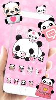 Imut panda tema Cute Panda poster