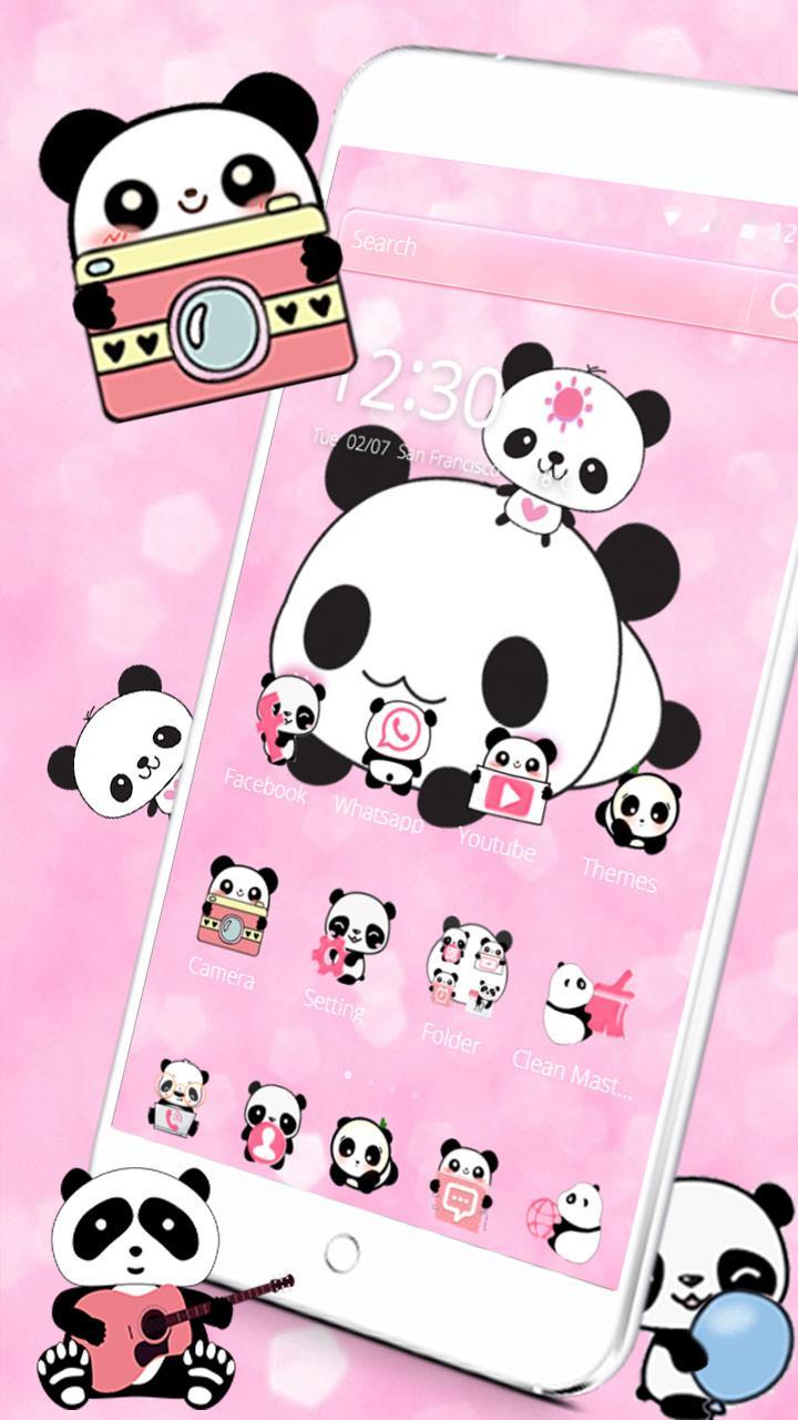 Imut Panda Tema Cute Panda For Android Apk Download