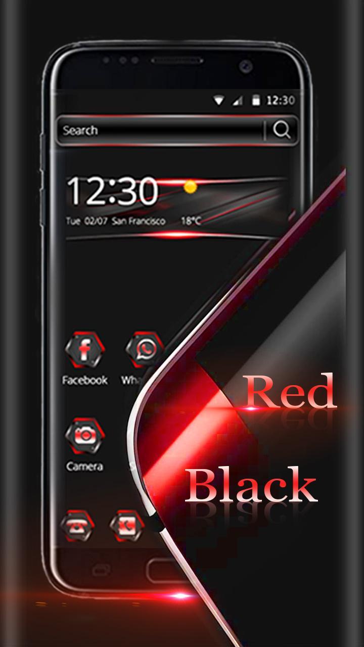 Schwarz Rot Thema Tapete für Android - APK herunterladen