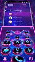 Neon Wolf Galaxy Launcher Theme screenshot 2