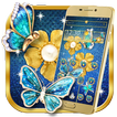 Luxury Gold Sparkling Butterflies Theme