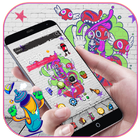 Party graffiti Theme 4k Graffiti Wallpaper آئیکن