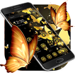 Gold Black Butterfly Theme