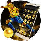 Golden Luxury Football Theme أيقونة