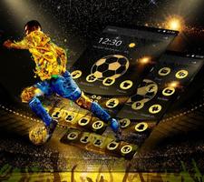 Golden Luxury Football Theme تصوير الشاشة 3