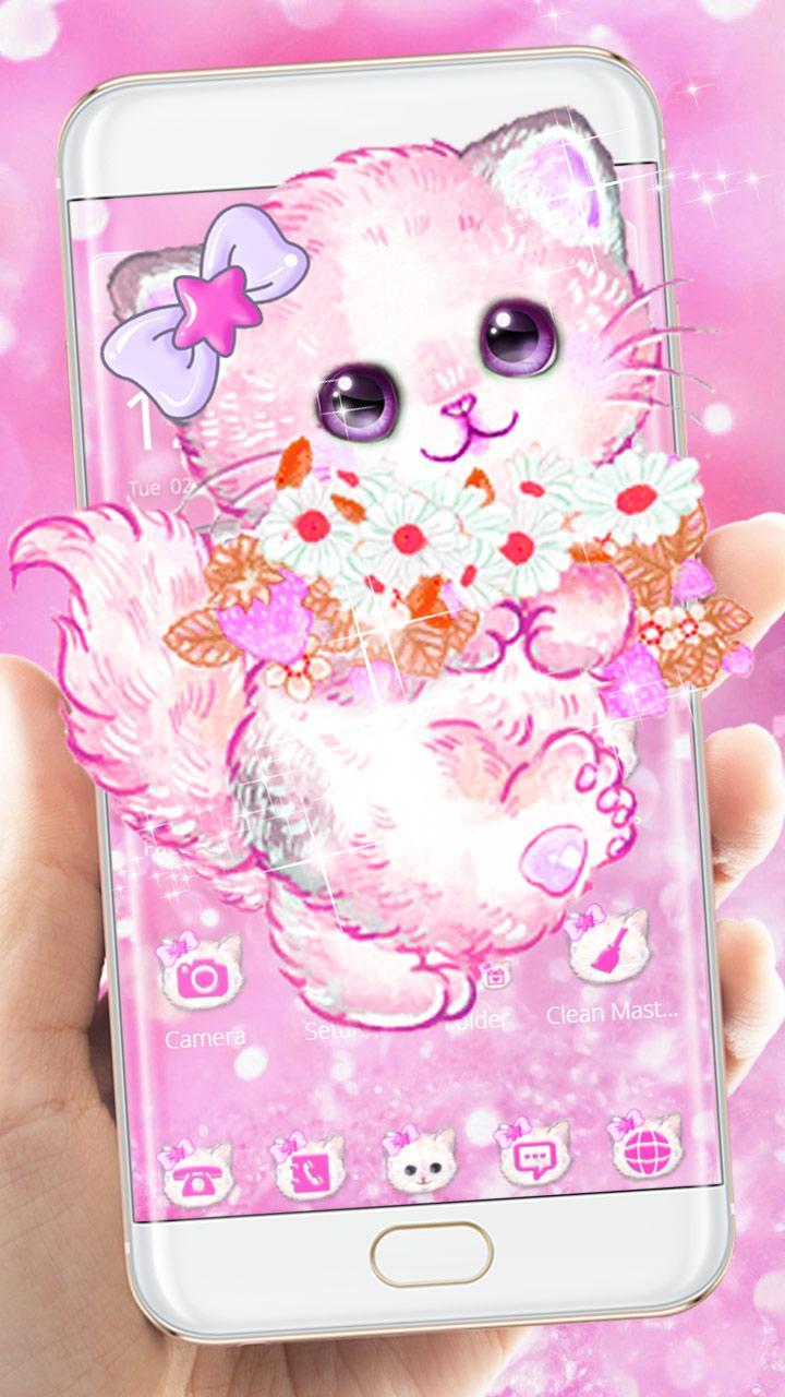 Kucing Kitty Lucu Tema Cartoon Cup Kitty For Android Apk Download
