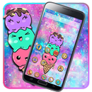 Galaxy Ice cream 2D Theme APK