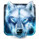 Fancy gold ice wolf theme APK