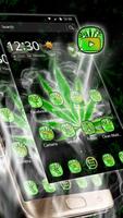 Free Weed Rasta Smoke Theme الملصق