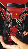 Tema Super Red Spider Hero Poster