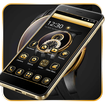 Luxury Clock Golden 2D Theme