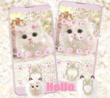 Kucing Kitty lucu tema cartoon cup kitty screenshot 1