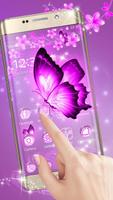 3D Neon Butterfly Kawaii Theme स्क्रीनशॉट 1