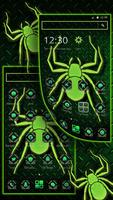 Neon Green Spider 2D Theme capture d'écran 1