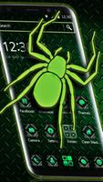 Neon Green Spider 2D Theme capture d'écran 2