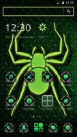 Neon Green Spider 2D Theme capture d'écran 3
