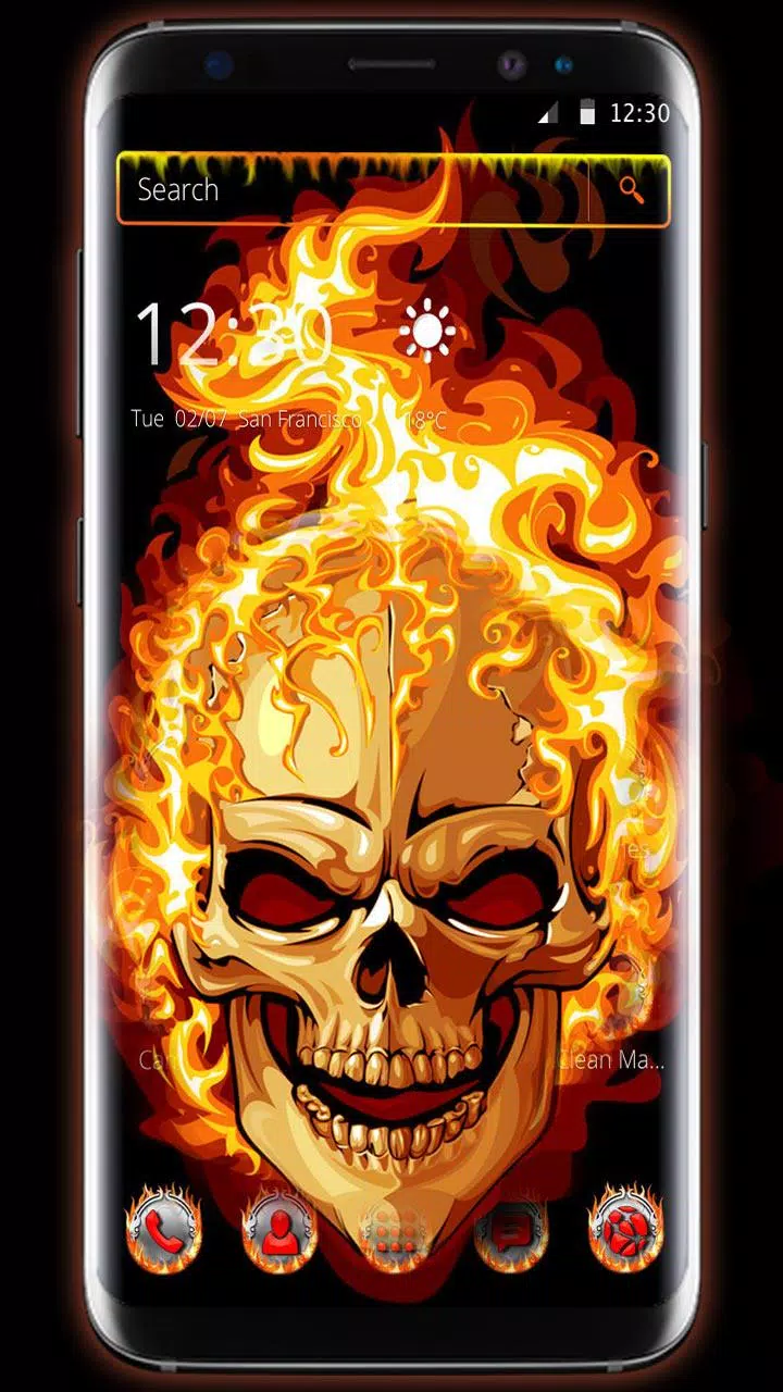 Tải xuống APK Horror Skull Fire Skull 2D Theme cho Android Tải xuống APK Horror Skull Fire Skull 2D Theme cho Android