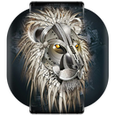 Metallic Mechanical Lion theme APK