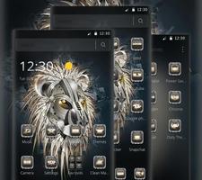 Metallic Mechanical Lion theme 截图 3