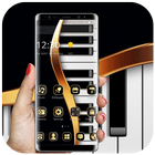 Gold Luxury Piano Theme آئیکن