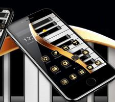 Gold Luxury Piano Theme capture d'écran 2