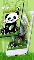 Cute Cartoon Panda 2D Theme স্ক্রিনশট 2