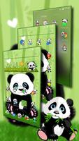 Cute Cartoon Panda 2D Theme 스크린샷 3